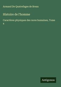 Produktbild: Histoire de l'homme