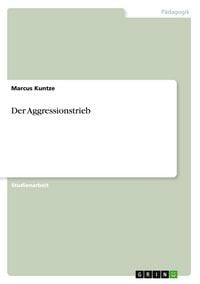 Produktbild: Der Aggressionstrieb