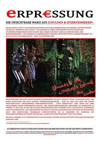Enteignung / Erpr€ssung (die Unsichtbare Wand Aus Schuld€n &amp; Sperrvermerken) (SP: D) Sozialkritische Professionals: Deutschland
