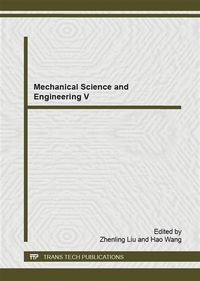 Produktbild: Mechanical Science and Engineering V