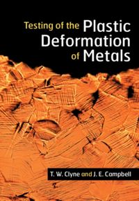 Produktbild: Testing of the Plastic Deformation of Metals
