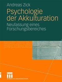 Produktbild: Psychologie der Akkulturation