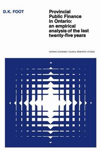 Produktbild: Provincial Public Finance in Ontario