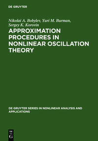 Produktbild: Approximation Procedures in Nonlinear Oscillation Theory