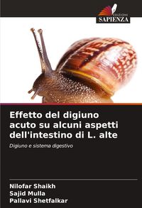 Produktbild: Effetto del digiuno acuto su alcuni aspetti dell'intestino di L. alte