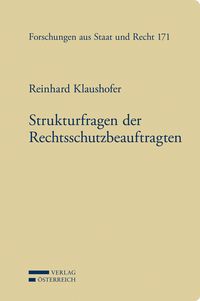 Produktbild: Strukturfragen der Rechtsschutzbeauftragten