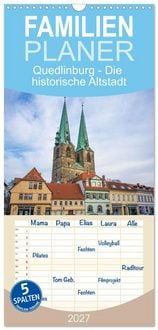 Produktbild: Familienplaner 2027 - Quedlinburg - Die historische Altstadt mit 5 Spalten (Wandkalender, 21 x 45 cm) CALVENDO