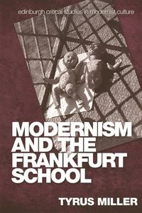 Produktbild: Modernism and the Frankfurt School