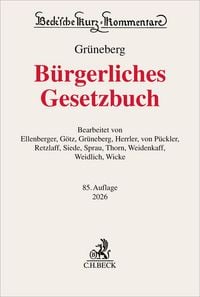 Produktbild: B&uuml;rgerliches Gesetzbuch. BGB