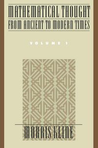 Produktbild: Mathematical Thought from Ancient to Modern Times