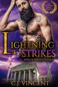 Produktbild: Lightning Strikes: A M/M Non-Shifter Mpreg Romance (New Olympians, #1)