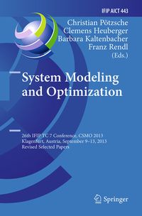 Produktbild: System Modeling and Optimization
