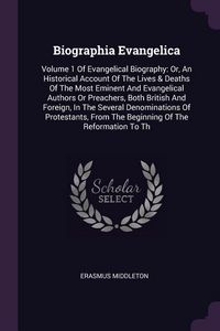 Produktbild: Biographia Evangelica