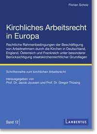 Produktbild: Kirchliches Arbeitsrecht in Europa