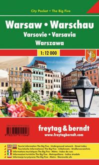 Produktbild: freytag & berndt Innenstadtplan Warschau 1:12.000