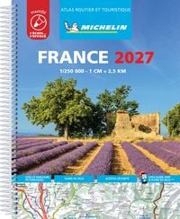 Produktbild: France 2027 - Tourist & Motoring Atlas Laminated Spiral