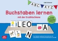 Produktbild: Buchstaben lernen mit der Erz&auml;hlschiene. Erz&auml;hlschienen-Figurenset