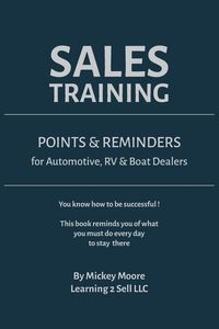 Produktbild: Sales Training: Points & Reminders for Automotive. RV and Boat Dealers