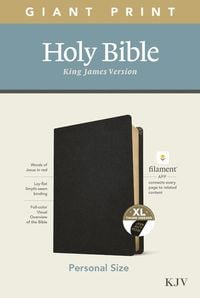 Produktbild: KJV Personal Size Giant Print Bible, Filament Enabled Edition (Genuine Leather, Black, Indexed)
