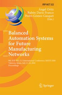 Produktbild: Balanced Automation Systems for Future Manufacturing Networks