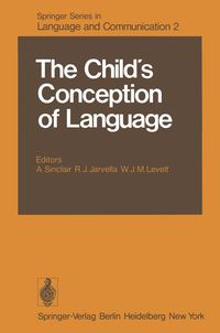 Produktbild: The Child&rsquo;s Conception of Language