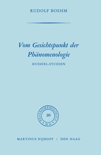 Produktbild: Vom Gesichtspunkt der Ph&auml;nomenologie