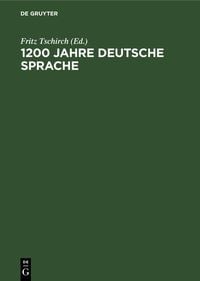 Produktbild: 1200 Jahre deutsche Sprache