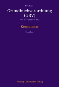 Produktbild: Kommentar zur Grundbuchverordnung