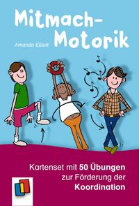 Produktbild: Mitmach-Motorik: Kartenset mit 50 &Uuml;bungen zur F&ouml;rderung der Koordination