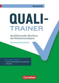 Produktbild: Abschlussprüfungstrainer Deutsch 9. Jahrgangsstufe - Bayern - Quali-Trainer
