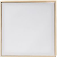 Produktbild: Creativ Company Gespannte Leinwand mit Rahmen, Gr&ouml;&szlig;e 30x30 cm, 280 g, Wei&szlig;, 1 Stk