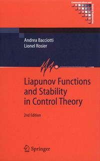 Produktbild: Liapunov Functions and Stability in Control Theory