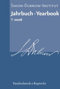 Produktbild: Jahrbuch des Simon-Dubnow-Instituts / Simon Dubnow Institute Yearbook V (2006)