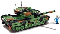 COBI 2618 - Armed Forces, Leopard 2A4 Panzer, 864 Klemmbausteine 1 Figur