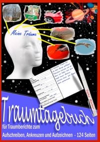 Produktbild: Traumtagebuch f&uuml;r Traumberichte zum Aufschreiben, Ankreuzen und Aufzeichnen