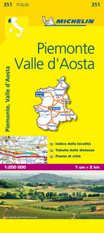 Produktbild: Piemonte. Valle d'Aosta 1:200.000