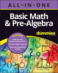 Produktbild: Basic Math & Pre-Algebra All-in-One For Dummies (+ Chapter Quizzes Online)