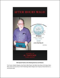 Produktbild: After Hours Magic: A Book of Al Thatcher Card Magic