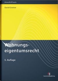 Produktbild: Wohnungseigentumsrecht