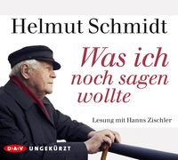 Bild vom Artikel Was ich noch sagen wollte vom Autor Helmut Schmidt