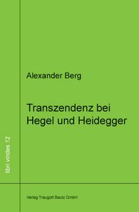 Produktbild: Transzendenz bei Hegel und Heidegger