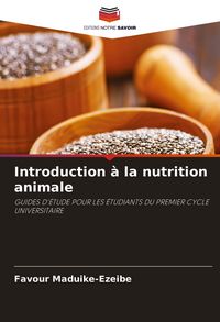 Produktbild: Introduction &agrave; la nutrition animale