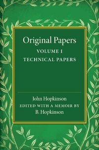 Produktbild: Original Papers of John Hopkinson