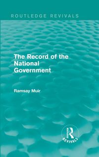 Produktbild: The Record of the National Government