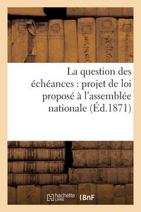 Produktbild: La question des &eacute;ch&eacute;ances