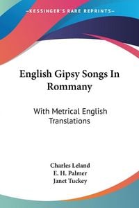 Produktbild: English Gipsy Songs In Rommany