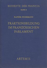 Produktbild: Fraktionsbildung im franz&ouml;sischen Parlament