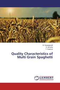 Produktbild: Quality Characteristics of Multi Grain Spaghetti