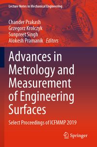 Produktbild: Advances in Metrology and Measurement of Engineering Surfaces