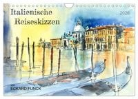 Produktbild: Italienische Reiseskizzen (Wandkalender 2026 DIN A4 quer), CALVENDO Monatskalender